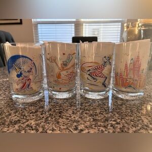 Collectible 2000 McDonalds Remember the magic Disney Themed Glass Set, complete